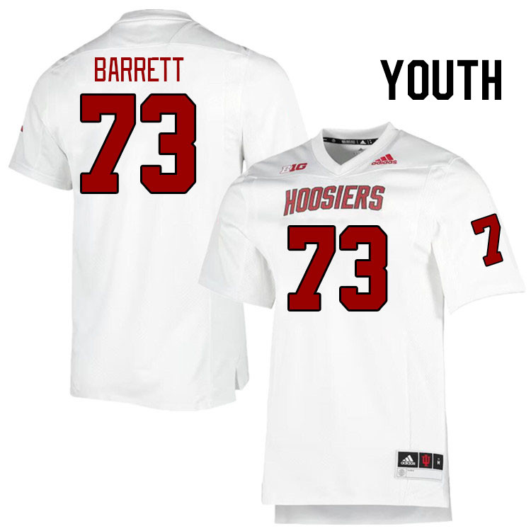 Youth #73 Austin Barrett Indiana Hoosiers College Football Jerseys Stitched Sale-Retro